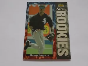 Carta Baseball 1994 Upper Deck Star Rookies Michael Jordan #19 HOF - Foto 1 di 2