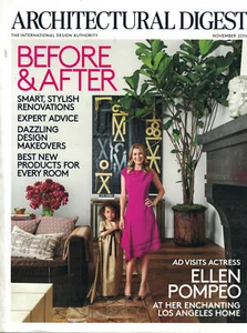 Architectural Digest November 2014 Ellen Pompeo + Before & After - Picture 1 of 1