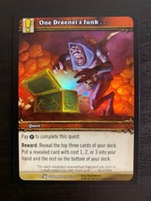 World of Warcraft WoW TCG Promo - Foil One Draenei's Junk