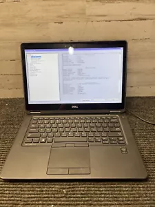 *PARTS* Dell Latitude e7450 TOUCH, Intel Core i7 5600U 8GB RAM NO SSD/OS/BATTERY - Picture 1 of 17