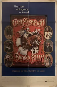 Póster original de una hoja de película BRONCO BILLY - 1980 - CLINT EASTWOOD - Imagen 1 de 9