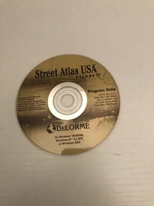 Street Atlas USA Deluxe Program Data CD for Windows 95/98/me - Picture 1 of 2