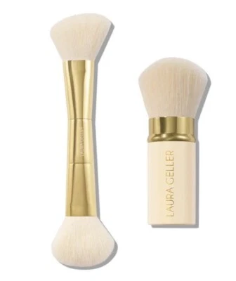 Juego de 2 cepillos Face it All - aerógrafo retráctil rubor de doble extremo + cepillo bronceador Foto 1 de 3