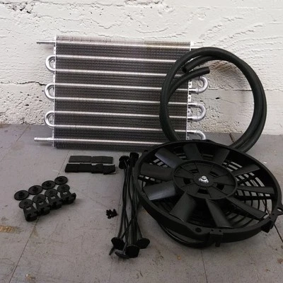 1968-74 Ford Econoline Van Transmission Oil Cooler Electric Radiator Fan Kit 240 - Image 1 of 4