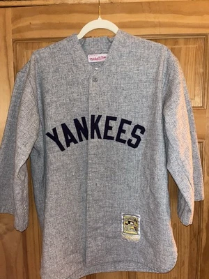 Camiseta Mitchell And Ness 48 Vintage Lana Manga Larga Babe Ruth New York Yankees Foto 1 de 4