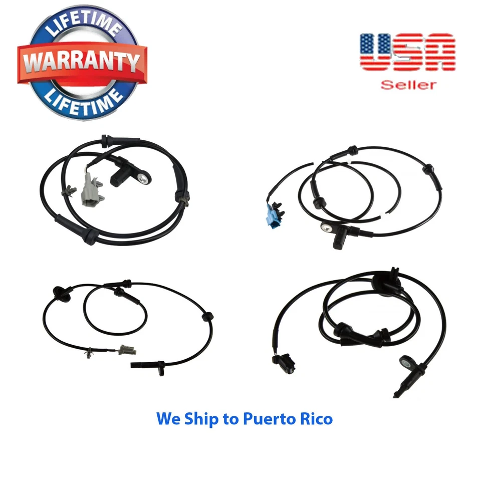 Sensor de velocidad de rueda 4 ABS delantero izquierdo y derecho para Nissan Quest 2004-2009 V6-3,5 L Foto 1 de 4