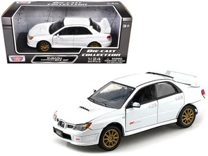 2023 Subaru Impreza WRX STi White 1/24 Diecast Model Car - Motormax - Picture 1 of 4