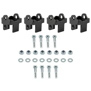 4x Bracket Lift Kit 2" Lift  for Can-Am Defender HD5 HD8 2016-2019 4x4 Black - Picture 1 of 17