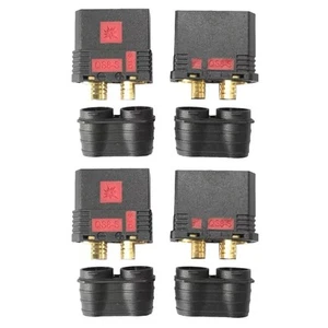 4Pcs QS8 Male+Female Plug Anti-Spark Connector for RC Car Model Lipo Battery e - Picture 1 of 8