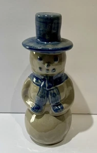 Vintage Beaumont Brothers Keramik (BBP) salzglasiert 7,75" Schneemann Figur. 1997 - Bild 1 von 7