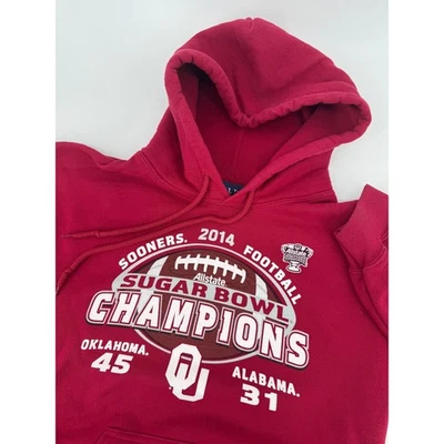 Толстовка с капюшоном женская Oklahoma Sooners S 2014 сахарница чемпионы футбол толстовка - Изображение 1 из 4