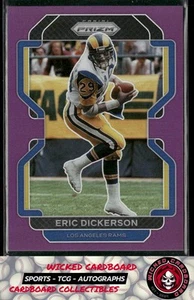 Eric Dickerson 2021 Panini Prizm púrpura #72 SN Los Angeles Rams - Imagen 1 de 2