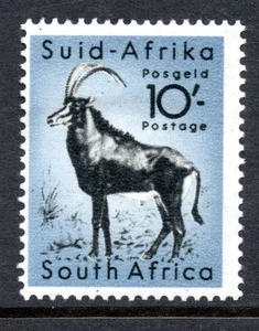 South Africa 1954 10 shillings black & cobalt SG 164  mounted mint - Picture 1 of 2
