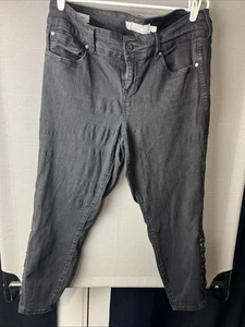 Torrid Jeggings Womens 18R Premium Jeans Skinny Stretchy Dark Wash Black B0 - Picture 1 of 10