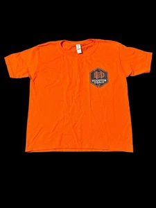 T-shirt Houston Dynamo FC con logo tascabile calcio calcio taglia giovane small arancione - Foto 1 di 6