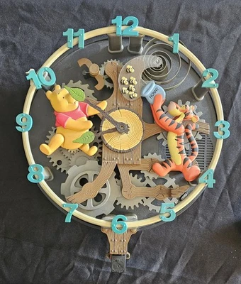 PIEZAS Reloj de Pared Musical Animado Disney Winnie the Pooh & Friends De Colección  Foto 1 de 4