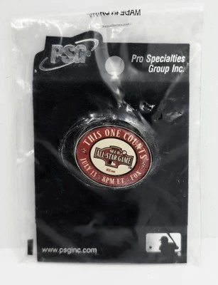 RARE 2004 MLB ALL-STAR Pin Houston ASTROS "This One Counts" ALL-STAR GAME - Image 1 of 3