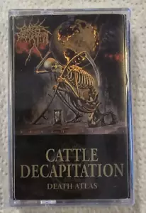Cattle Decapitation DEATH ATLAS Cassette Tape Death Metal SEALED! BRAND NEW! - Foto 1 di 3
