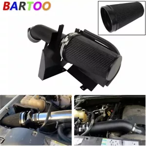 For Silverado V8 4.8L/5.3L/6.0L 99-06 Heat Shield Cold Air Intake+Filter Black - Picture 1 of 9