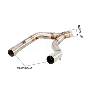 Silenciador de escape de motocicleta para Yamaha Tenere 660 2008-2017 XT660Z tubo de enlace medio - Imagen 1 de 8