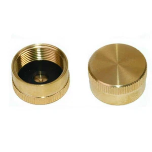 Brass Refill 1LB Propane Gas Bottle Cylinder Coupler Protective Sealed AU - Picture 1 of 10