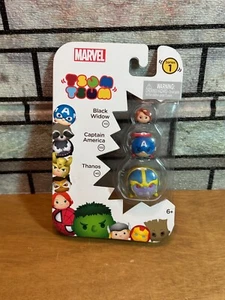 Marvel Tsum Tsum Series 1, Captain America, Thanos, Black Widow, Free QuikShip - Picture 1 of 1