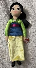  TY 18" Beanie Buddy Disney's Princess Mulan Stuffed Toy 