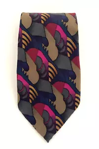 Cezani Mens Necktie Designer Silk Tie - Picture 1 of 2
