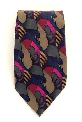 Corbata de seda de diseñador Cezani para hombre Foto 1 de 2