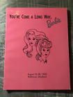 You’ve Come A Long Way Barbie - Baltimore Convention Book - 1993 - 236 Pages