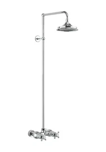 Burlington Eden Sichtbar Thermostatisch Dusche, Starr Riser & Airburst Kopf EF1S - Bild 1 von 2