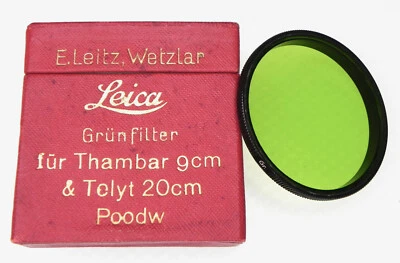 Leica POODW GR Filter for Thambar 9cm f2.2  #Box 1 - Image 1 of 4