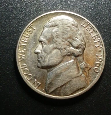 1960 D Nickle Die Deteriorating Doubling  - Image 1 of 4