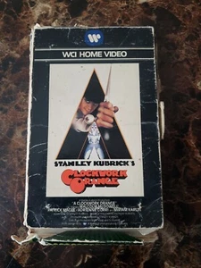 A Clockwork Orange 1971 WCI Home Video VHS Big Box RARE OOP HTF - Picture 1 of 9