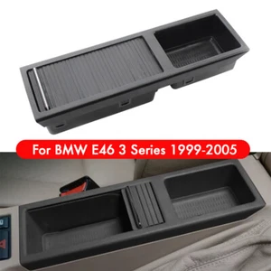 Einsatz mit Rollo Ablagefach Getränkehalter Mittelkonsole Für BMW E46 3er 99-05 - Bild 1 von 8