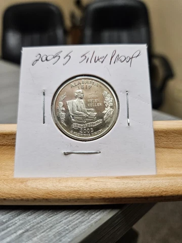 2003 S Alabama Silver Proof State Washington Quarter Cover