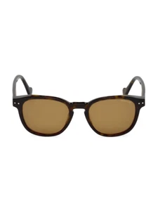 Auténticas gafas de sol unisex Moncler Dark Havana marrón ML0010 51 mm nuevas $360 - Imagen 1 de 4