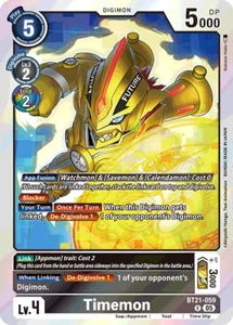 Timemon BT21-059 Rare NM World Convergence Digimon TCG - Bild 1 von 1