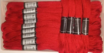 Embroidery Floss Thread  25 Single Color Cross Stich Cotton Sewing Skein Hand - Image 1 of 4