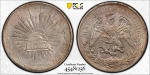 1899 Zs FZ PESO MEXICO  KM#409.3  PCGS AU DETAILS CLEANED #45481256 - Picture 1 of 5