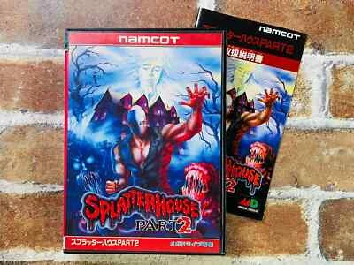 SPLATTER HOUSE Part 2 Ⅱ Sega Mega Drive MD Genesis Namco Japan manual Ex No.2 P - Image 1 of 4