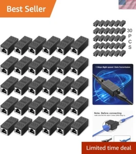 RJ45 Coupler Ethernet Coupler in Line Coupler for Cat8/Cat7/Cat6/Cat5e/Cat5 E... - Picture 1 of 10