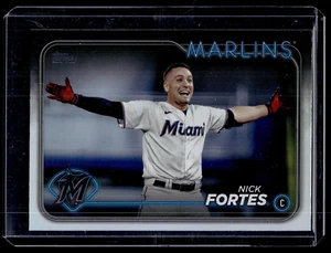 2024 Topps Series 1 Nick Fortes #81 Miami Marlins - Picture 1 of 2