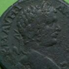 Roman Provincial ae29 Bronze Coin of Caracalla Thrace River God Nestos