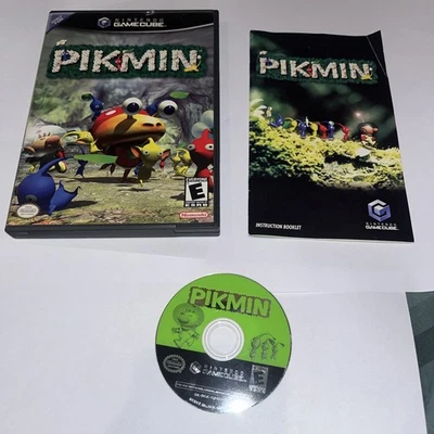 Pikmin (Nintendo GameCube, 2001) - CIB Complete Tested - Image 1 of 4