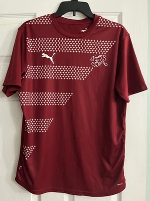 Puma Swiss switzerland soccer team jersey mens large - Image 1 of 4