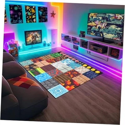 Cool Game Rug for Teen Boys Room Funny Gamer Rug for Boys Bedroom, Gaming  - Image 1 of 4