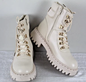 Lady Go Diva Lela Combat Damenstiefel 11 beige neu ohne Karton - Bild 1 von 10