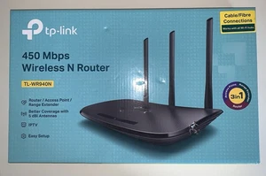 TP-Link TL-WR940N 450Mbps Routeur Câble N Sans Fil, 4 Ports LAN Rapide, Configuration Facile - Photo 1/4