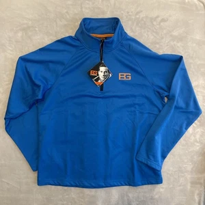 Bear Grylls By Craghoppers Blue Quarter Zip Fleece Pullover Size Large New - Picture 1 of 14